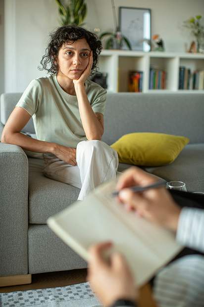 Therapy session consultation